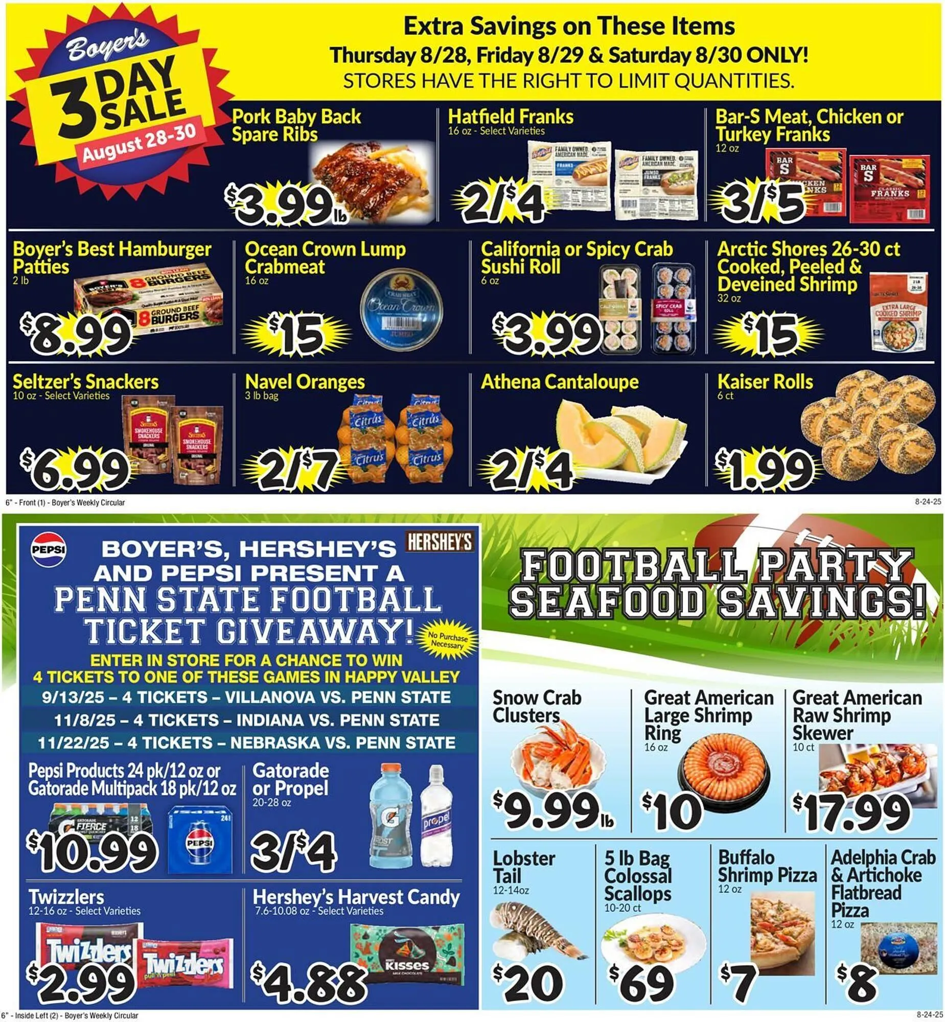 Boyers Food Markets Weekly Ad - 1
