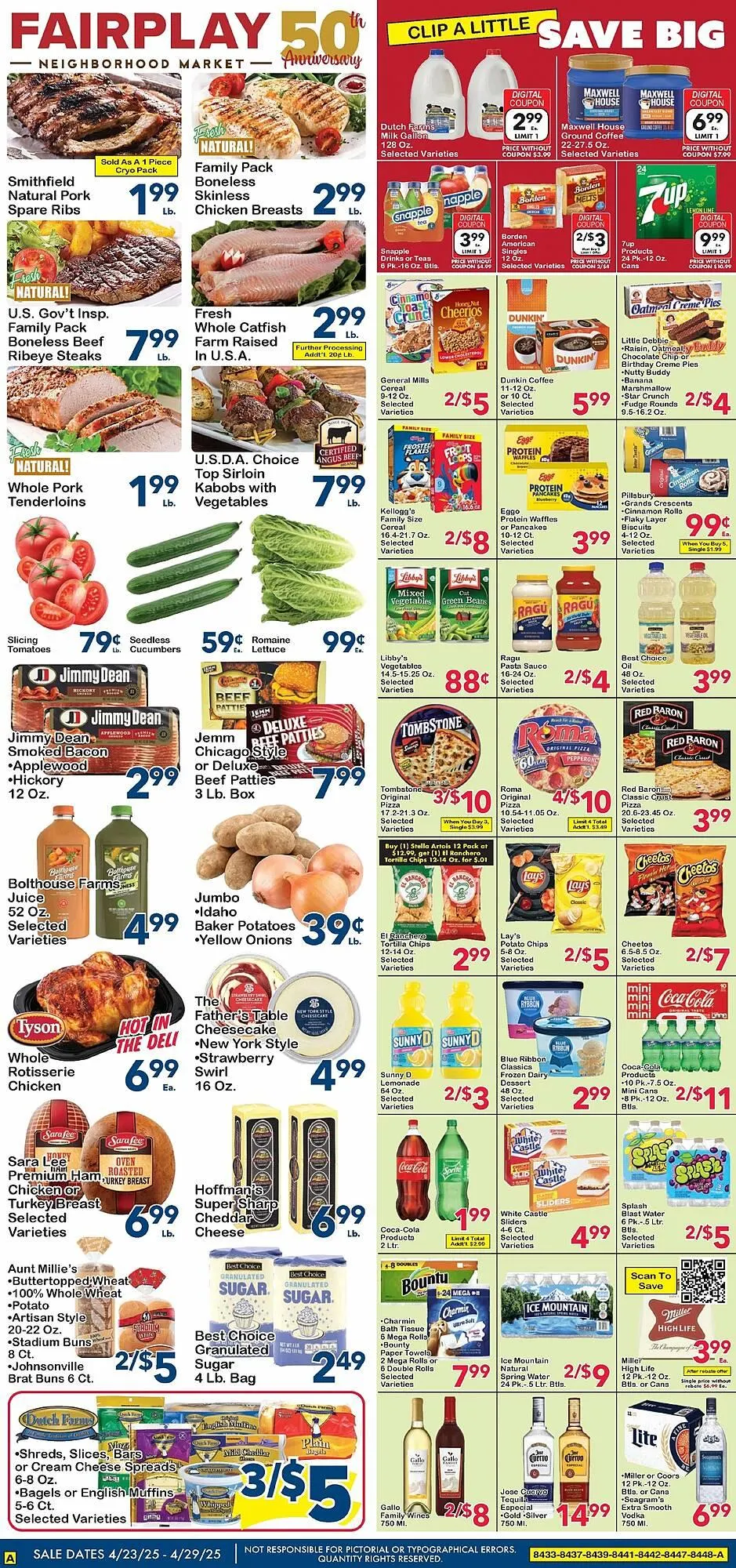 Weekly ad Fairplay Weekly Ad from April 23 to April 29 2025 - Page 1