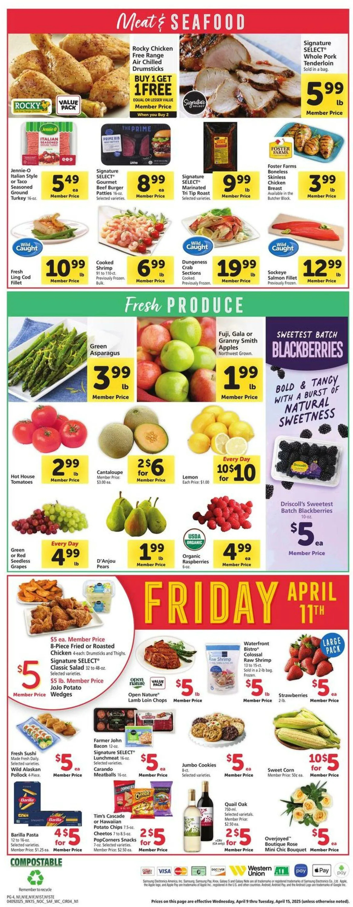 Catálogo de Safeway Current weekly ad 9 de abril al 15 de abril 2025 - Página 4