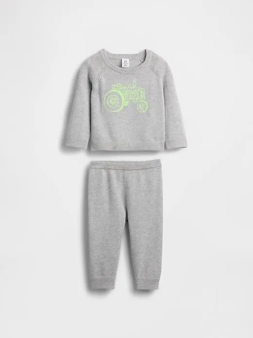Baby Graphic Sweater Set