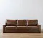 Turner Square Arm Leather Sofa