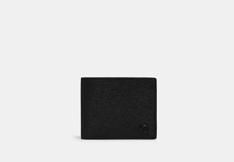 3 In 1 Wallet With Signature Canvas Interior