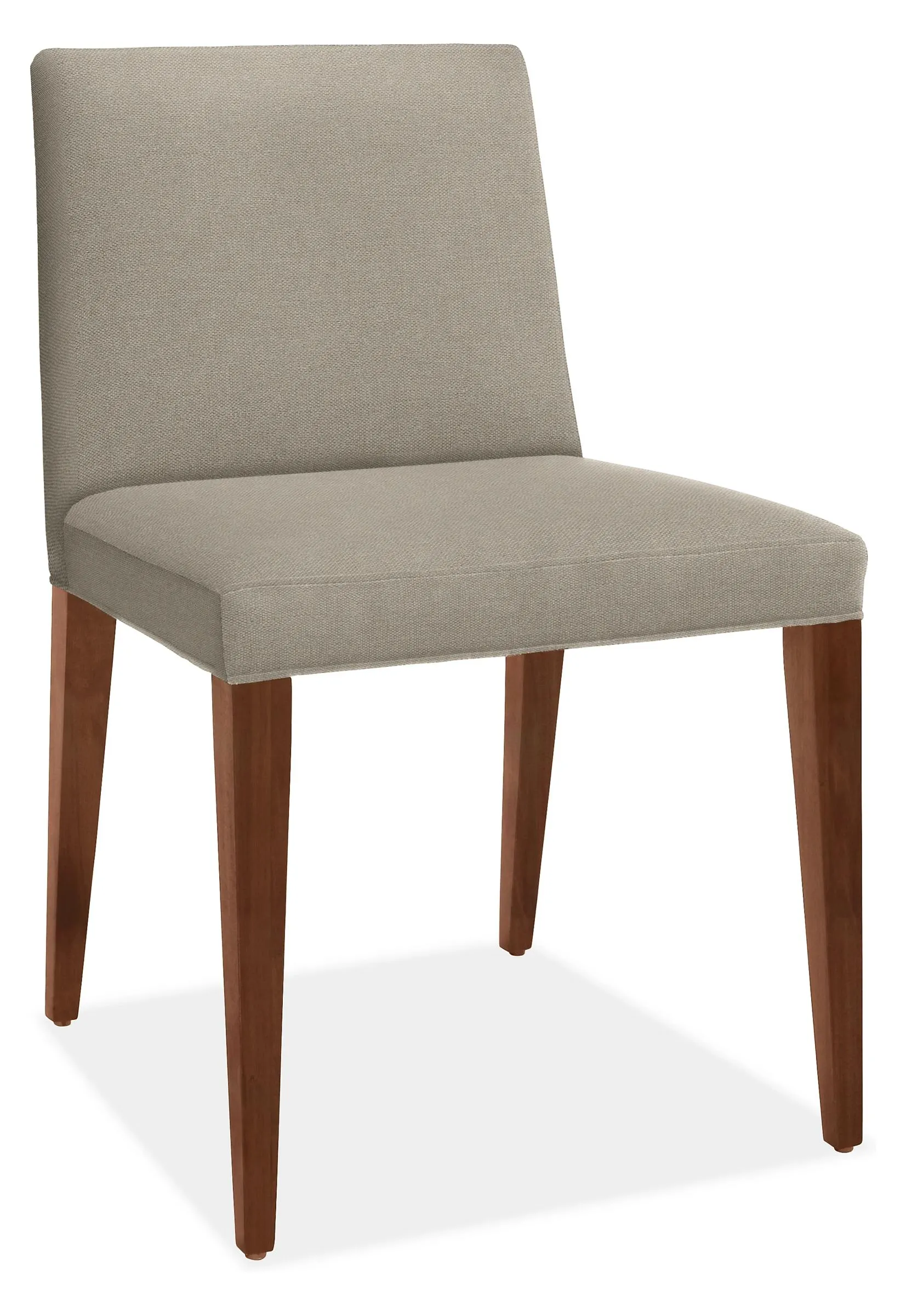 Ava Side Chair in Sumner Cement with Mocha Legs