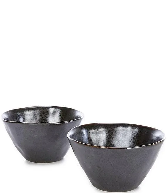 Astra Collection Pewter Cereal Bowls, Set of 2