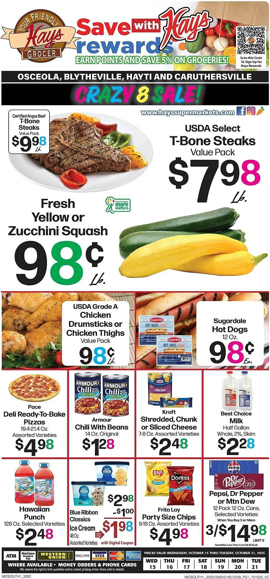 Weekly ad Hays Supermarket weekly ad from October 15 to October 21 2025 - Page 1
