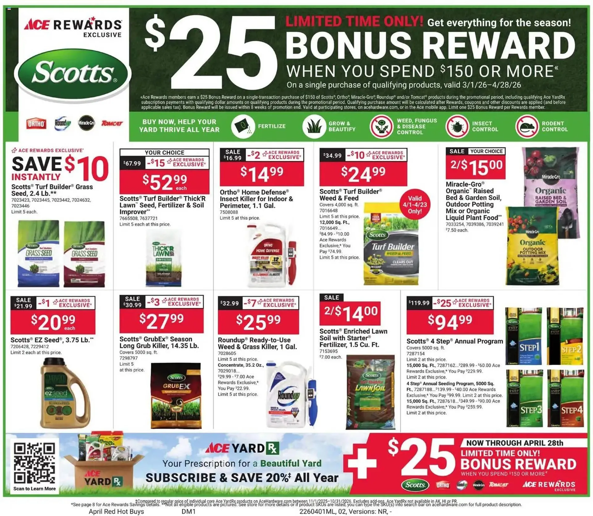 Weekly ad Ace Hardware flyer from April 1 to April 28 2026 - Page 2