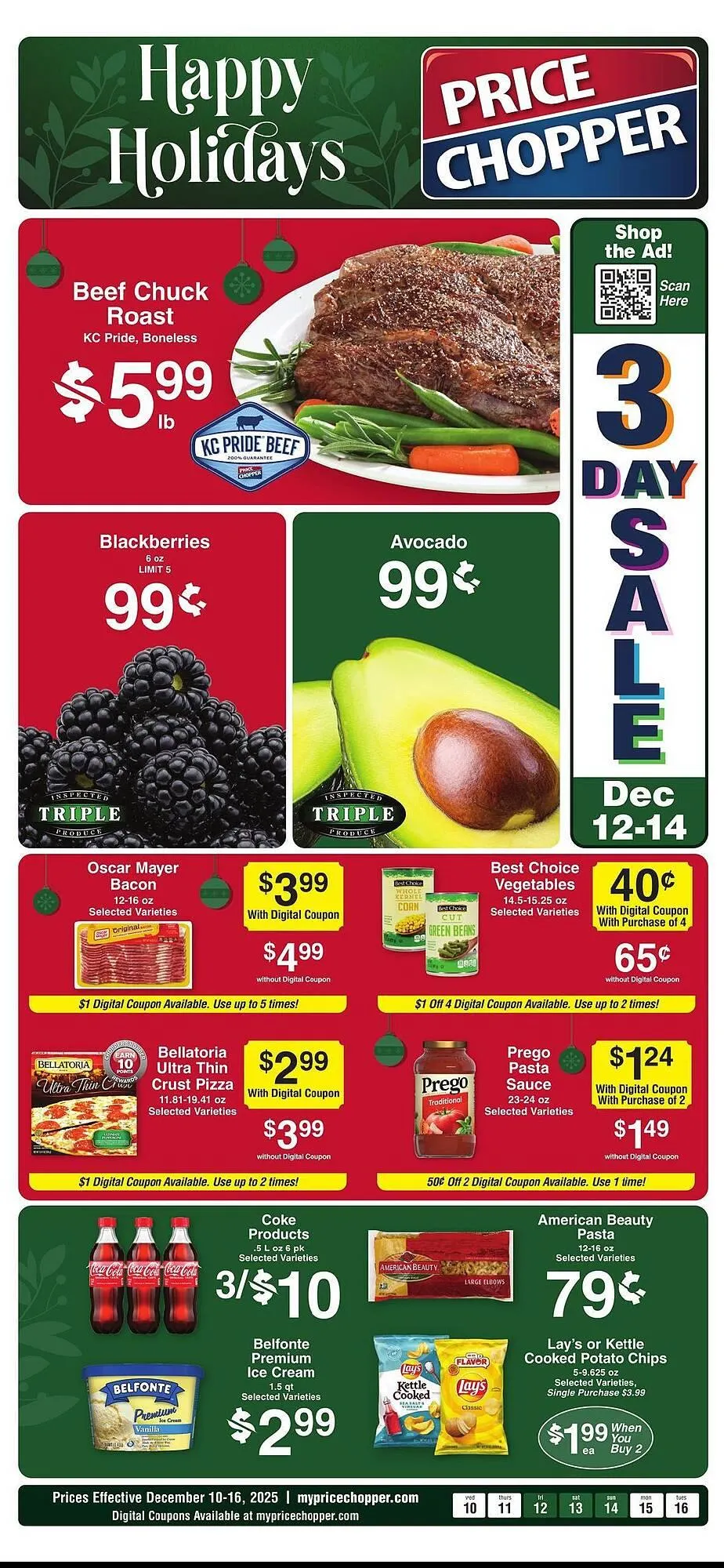 Weekly ad Price Chopper weekly ad from December 10 to December 16 2025 - Page 1