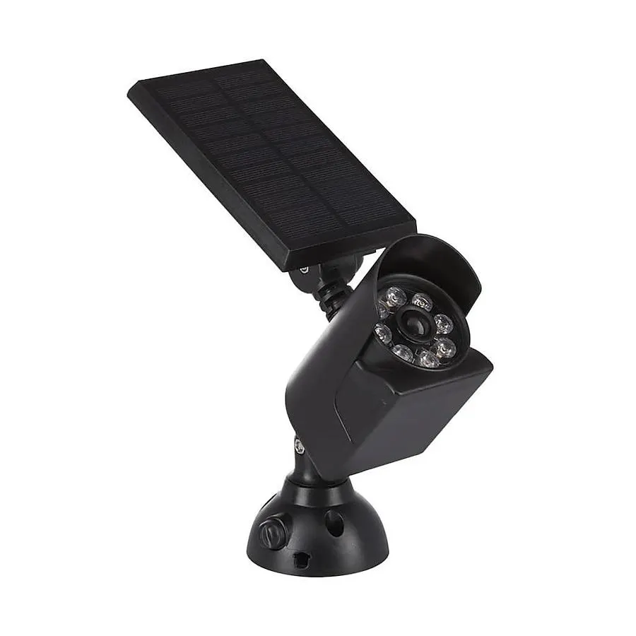 VOLT Spot Lights 200 -Lumens 2 -Watt Black Solar LED Spot light Motion Sensor