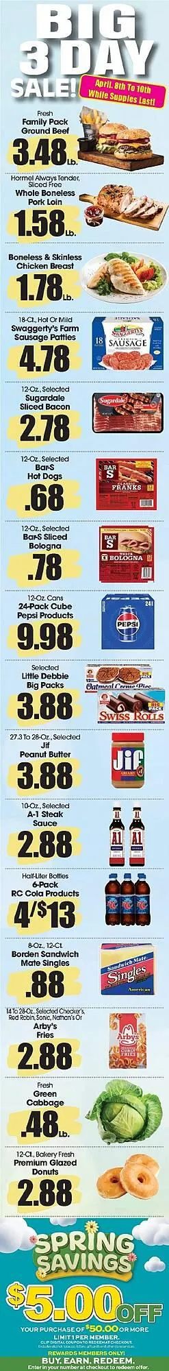 Weekly ad Grants Supermarket weekly ad from April 8 to April 14 2026 - Page 1