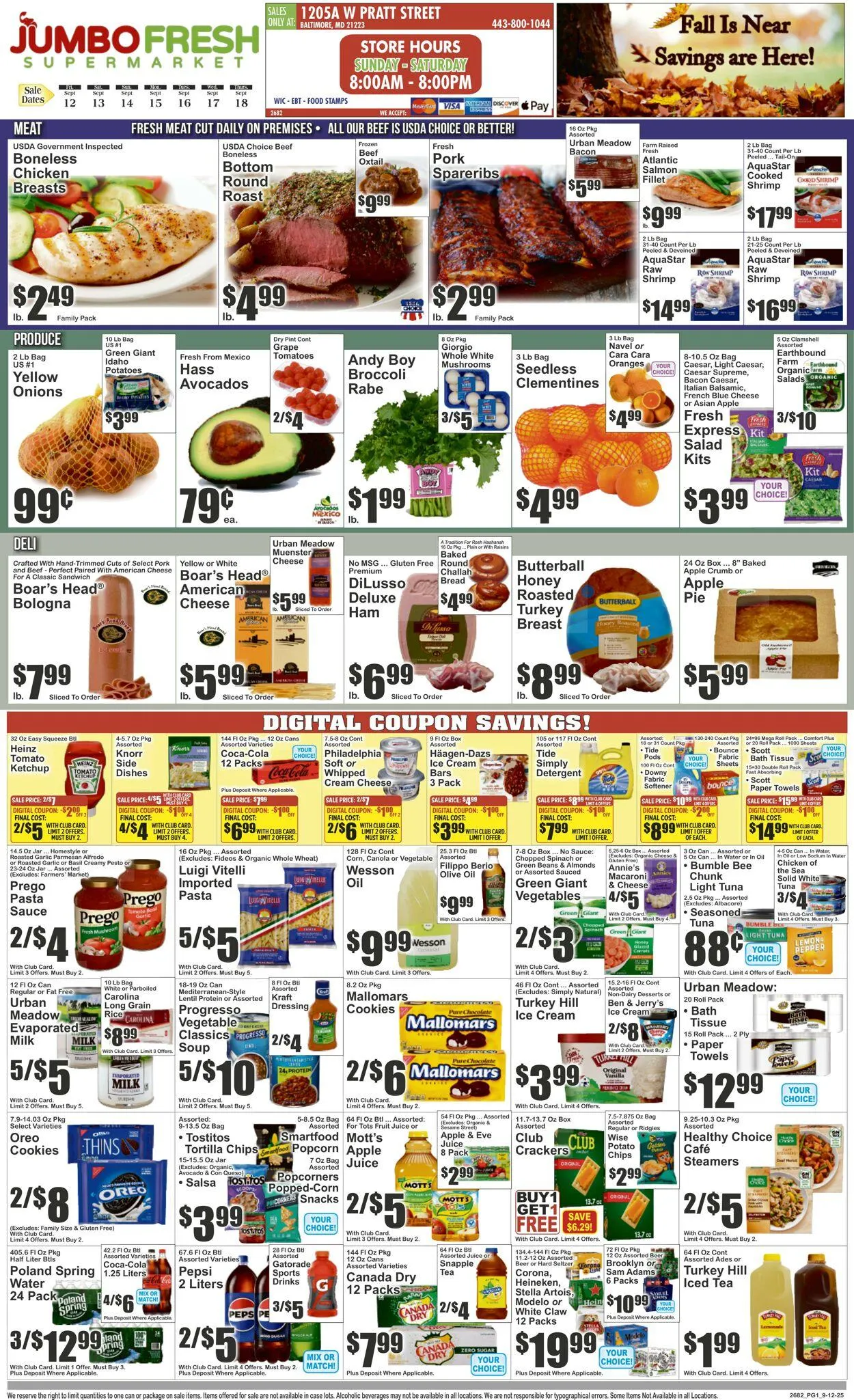 Weekly ad Key Food Current weekly ad from September 12 to September 18 2025 - Page 1