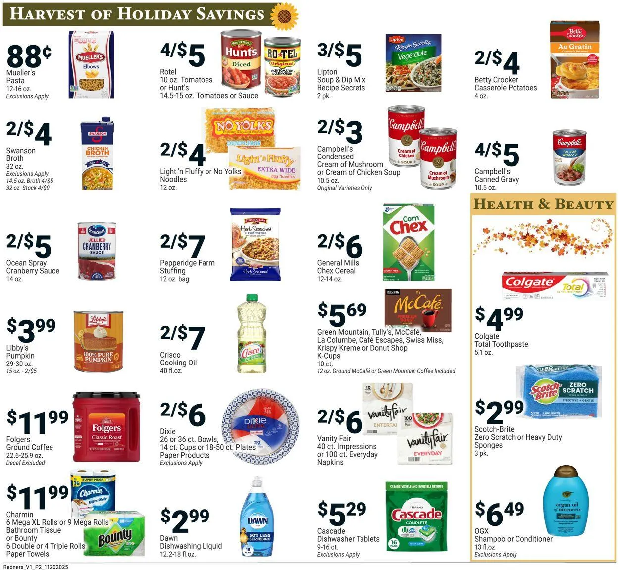Weekly ad Redner’s Warehouse Market Current weekly ad from November 20 to November 26 2025 - Page 2