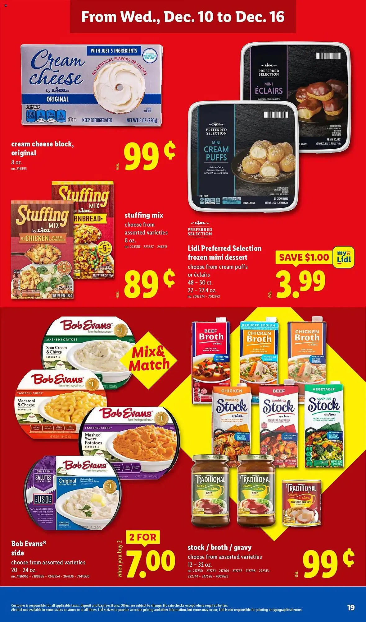 Weekly promotion Lidl weekly ad spanning from December 10 to December 16 2025 - Page 19 for Catalogue 365