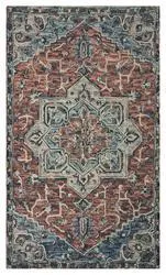 Copper Creek Mills Rome Red Multi 20" x 34" Accent Rug