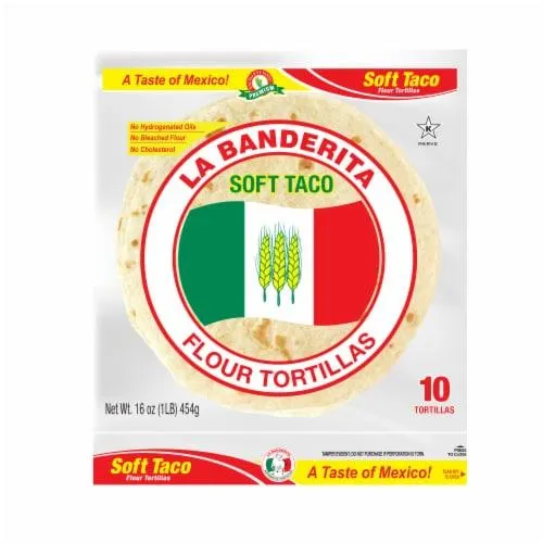 La Banderita® Soft Taco Large Flour Tortillas