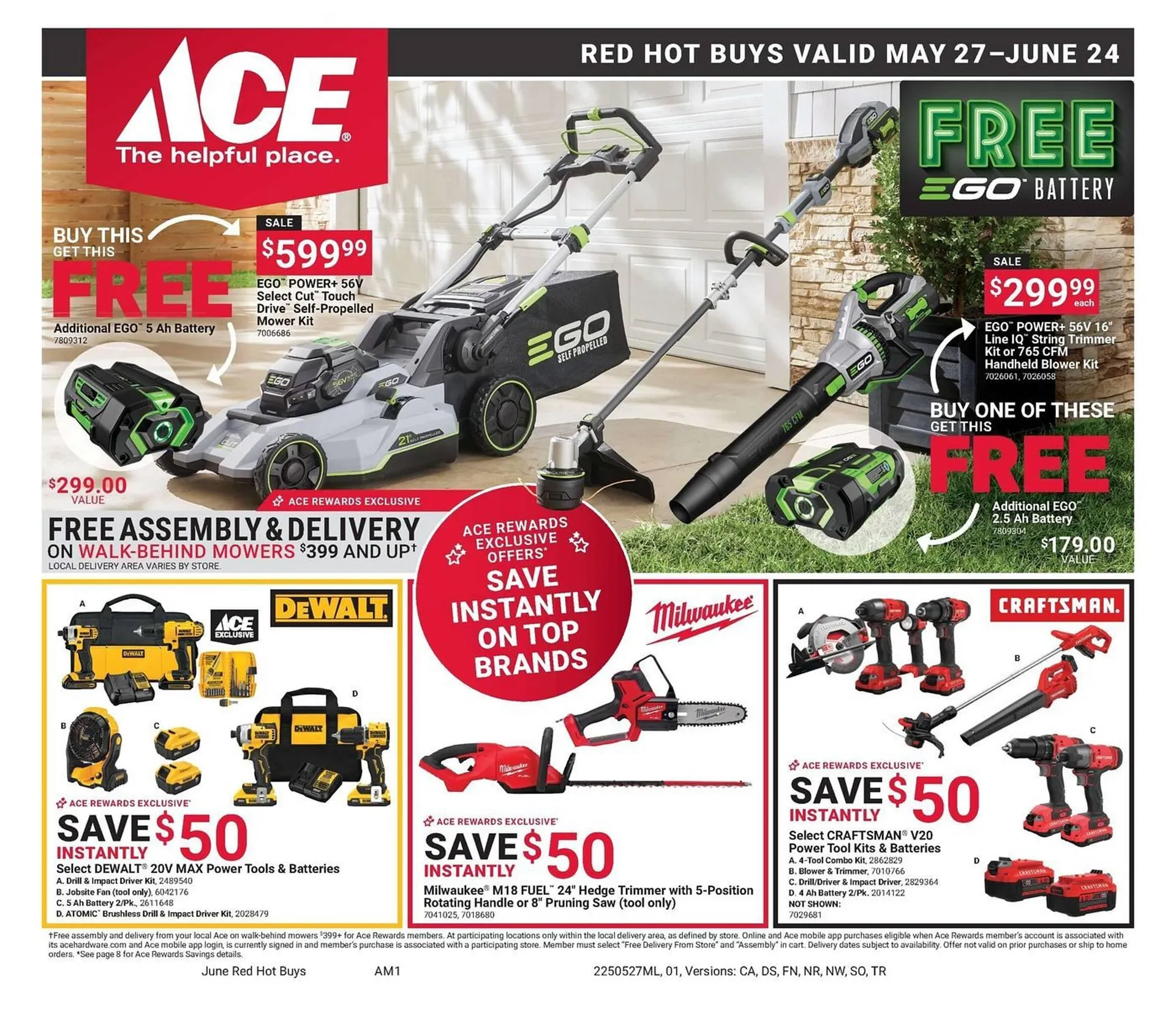 Weekly ad Ace Hardware Weekly Ad from May 27 to June 24 2025 - Page 1