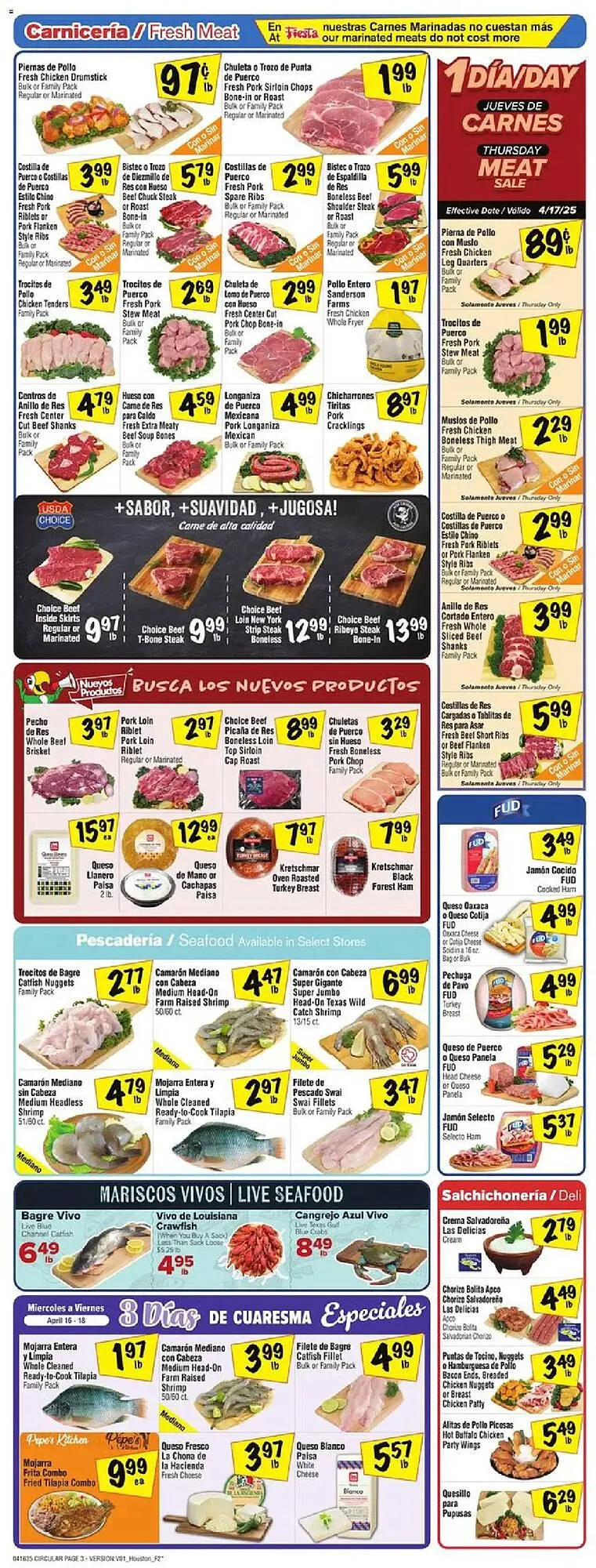 Weekly ad Fiesta Mart Weekly Ad from April 16 to April 22 2025 - Page 3