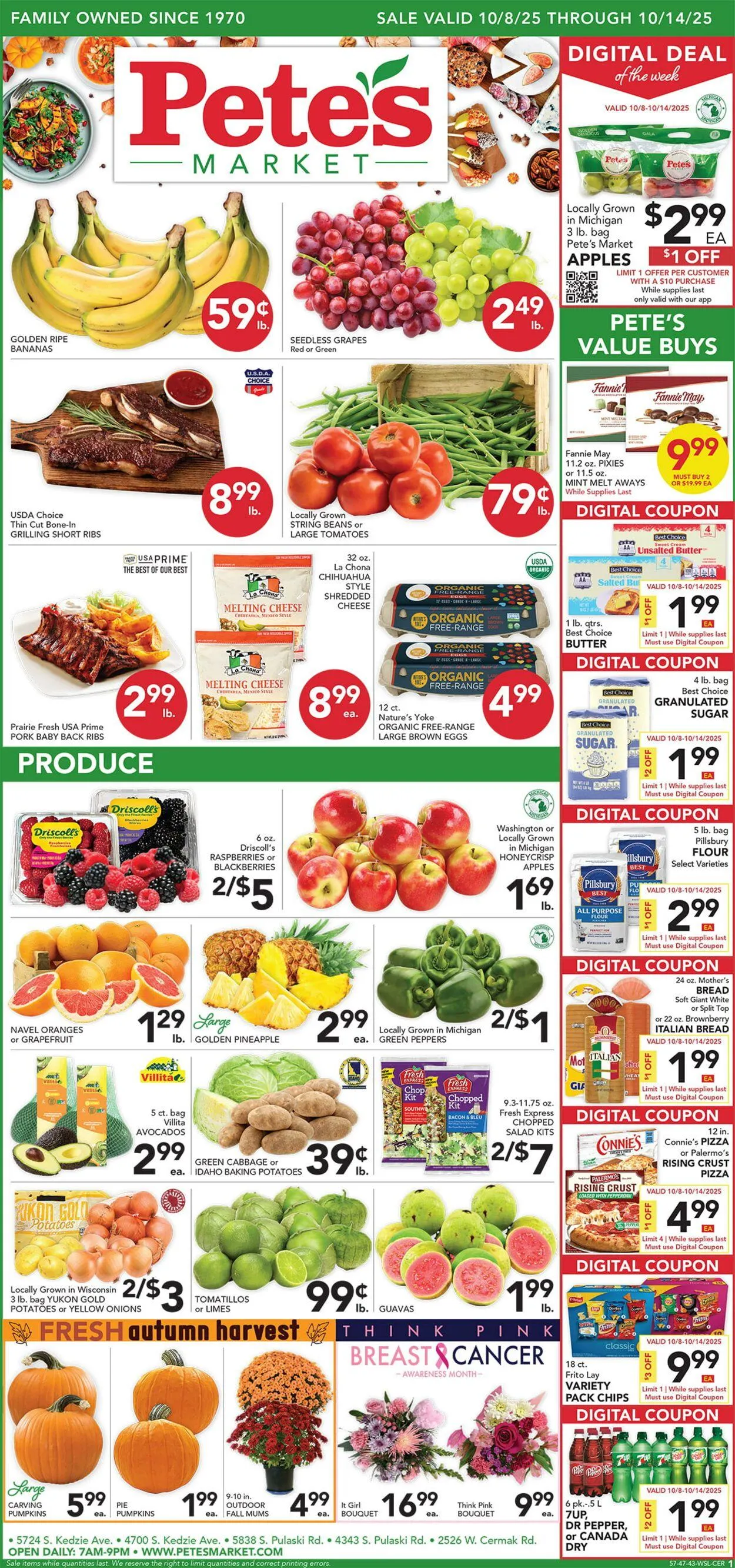 Weekly ad Pete's Fresh Market Current weekly ad from October 1 to October 7 2025 - Page 1