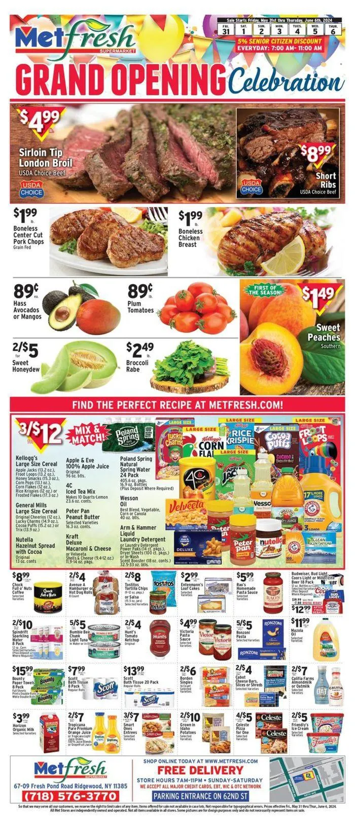 Weekly ad Grand Opening Celebration from May 31 to June 6 2024 - Page 1