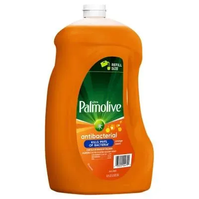Palmolive Antibacterial Dishwashing Liquid Dish Soap, Orange 102 fl.oz.