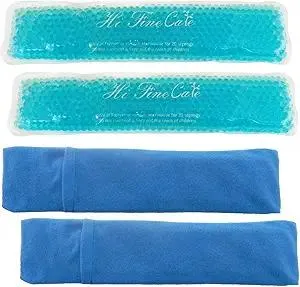Perineal Cooling Pad, Postpartum Cold Packs Gel Bead Ice Pack Cold Therapy for Women After Pregnancy and Delivery, Gift for New Mom, 2 Ice Pack and 2 Cover (Blue)