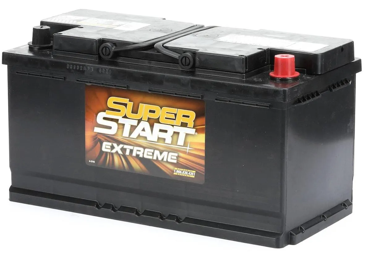 Super Start Extreme Standard Flooded Top Post Battery Group Size 49 H8 - 49EXT