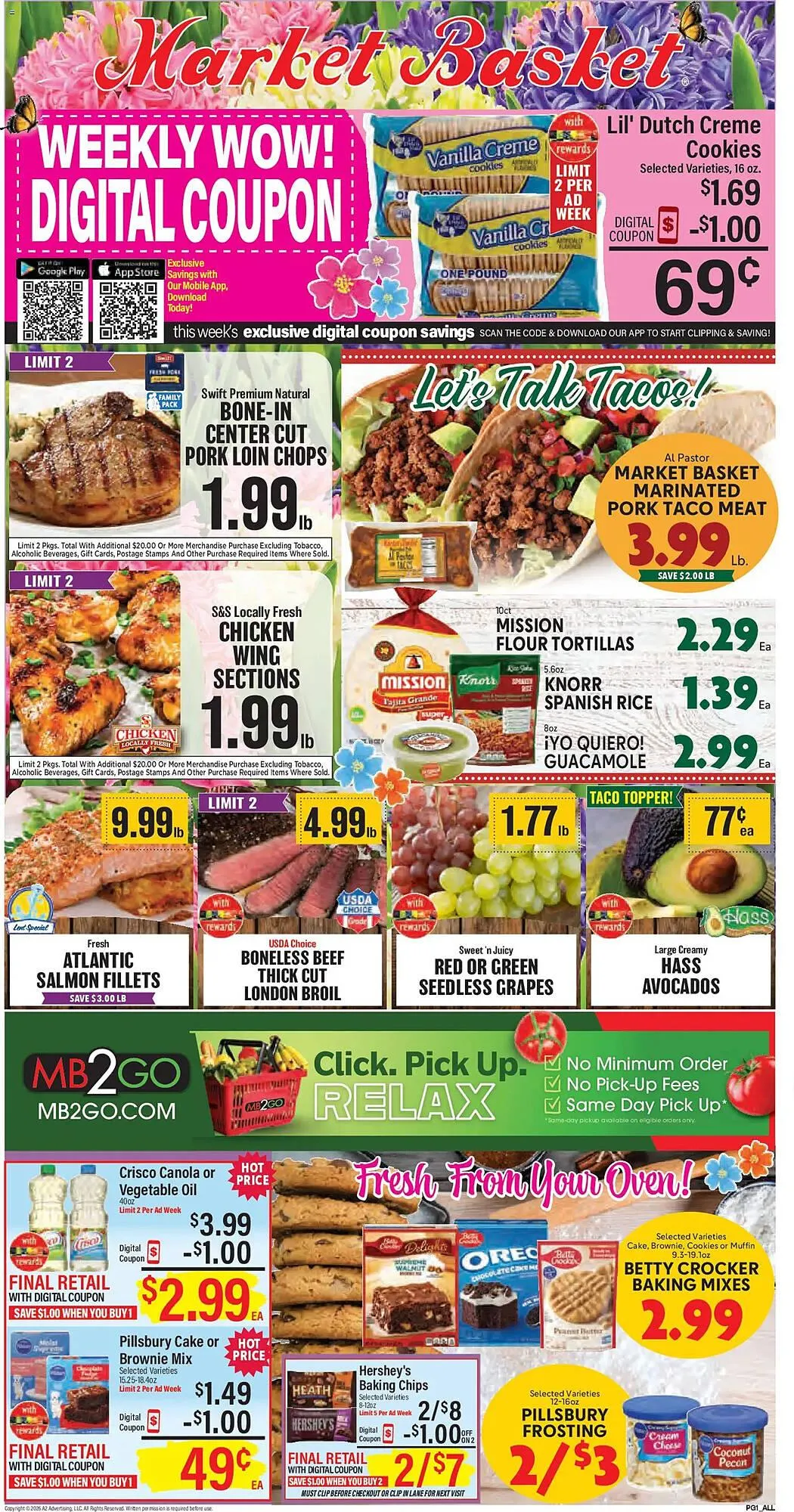 Weekly ad Market Basket weekly ad from March 25 to April 1 2026 - Page 1