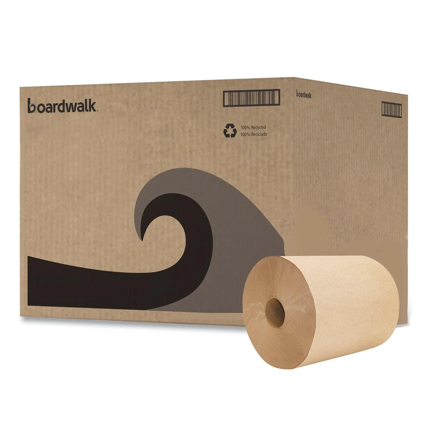 Boardwalk Green Universal Natural Roll Paper Towels 6 rolls, 800 ft./roll