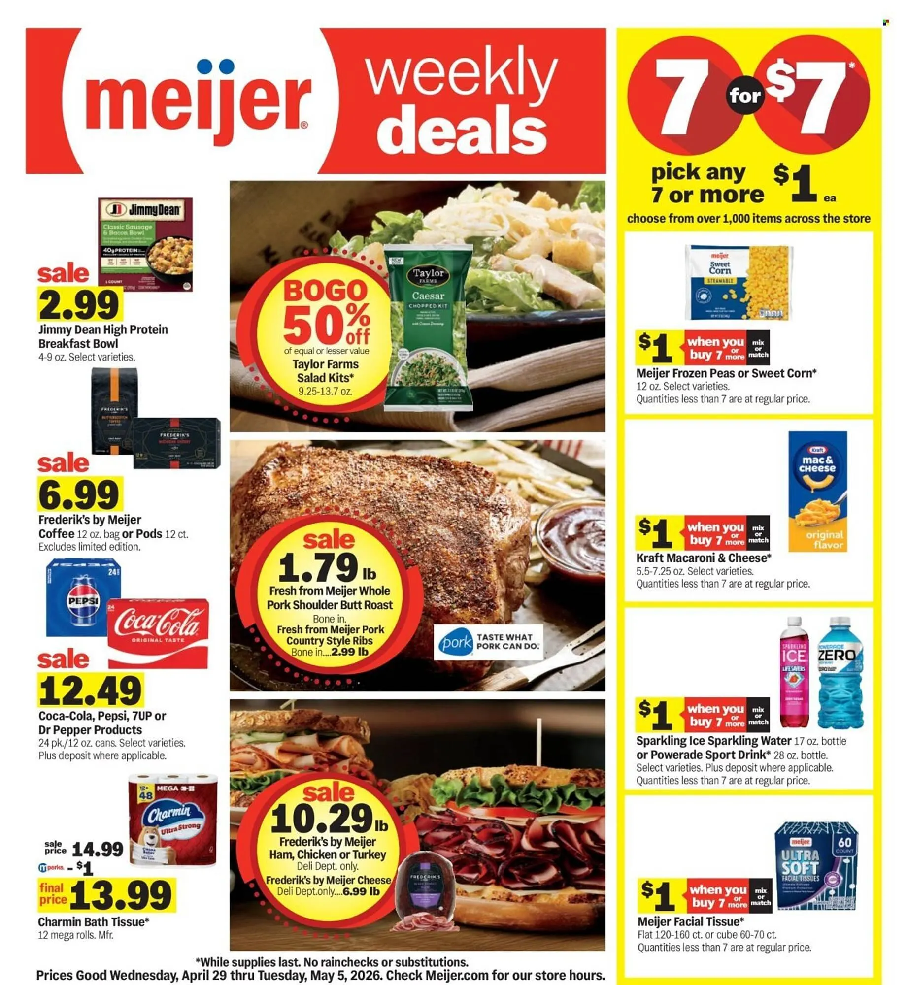 Weekly promotion Meijer weekly ad spanning from April 20 to May 5 2026 - Page 1 for Catalogue 365