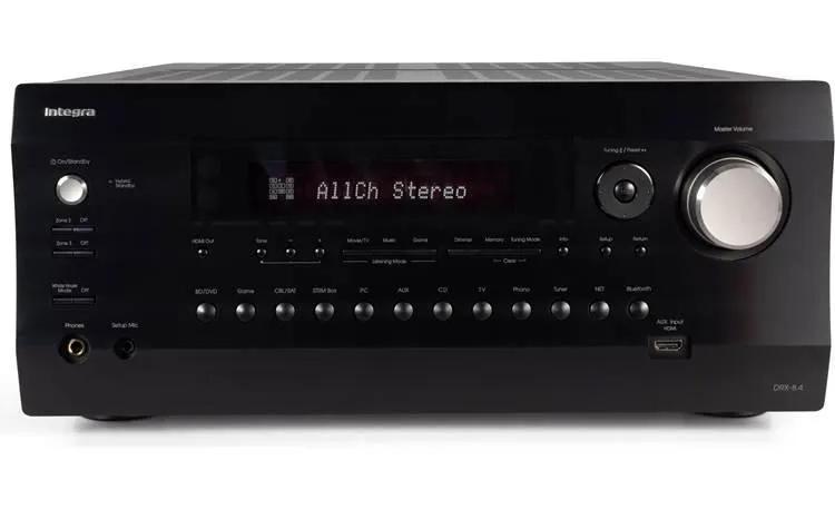 Integra DRX-8.4 11.4-channel home theater receiver with Dolby Atmos®, Wi-Fi®, Bluetooth®, Apple AirPlay® 2, and Chromecast built-in