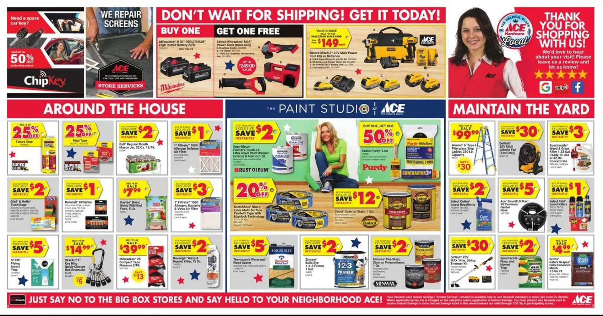 Weekly ad Ace Hardware flyer from July 1 to July 13 2026 - Page 2