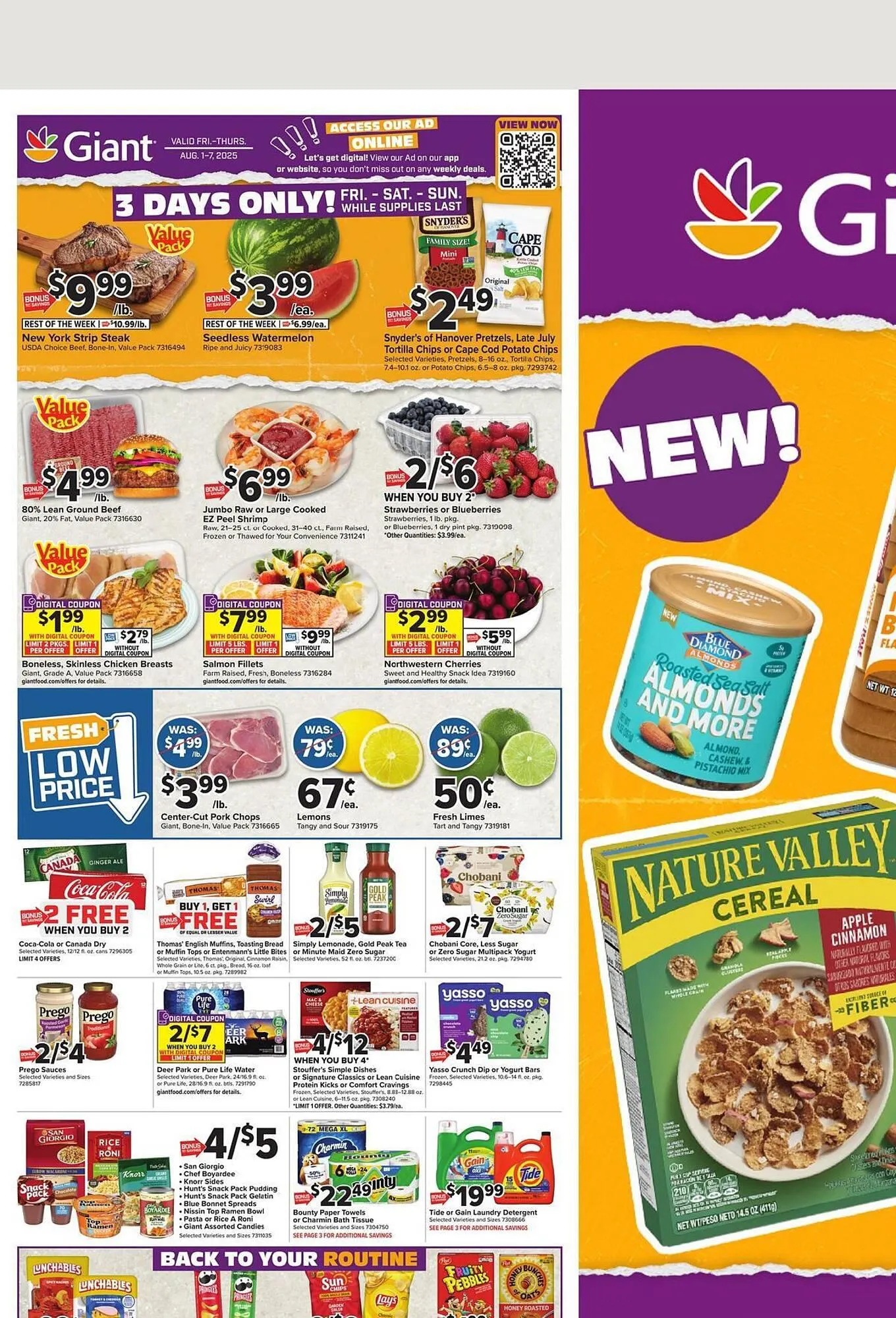 Giant Food Weekly Ad - 1