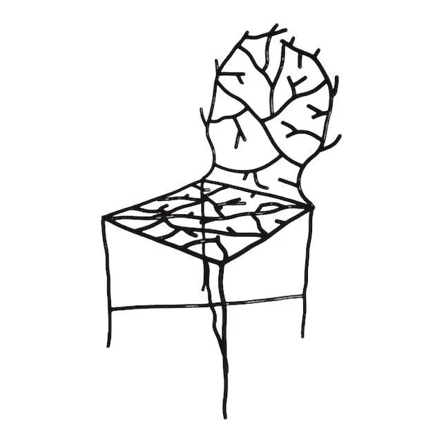 Black Silla Coralita Chair