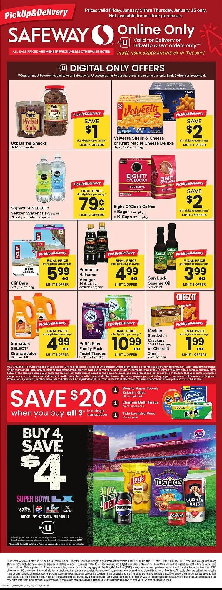 Weekly ad Safeway weekly ad from January 9 to January 15 2026 - Page 1