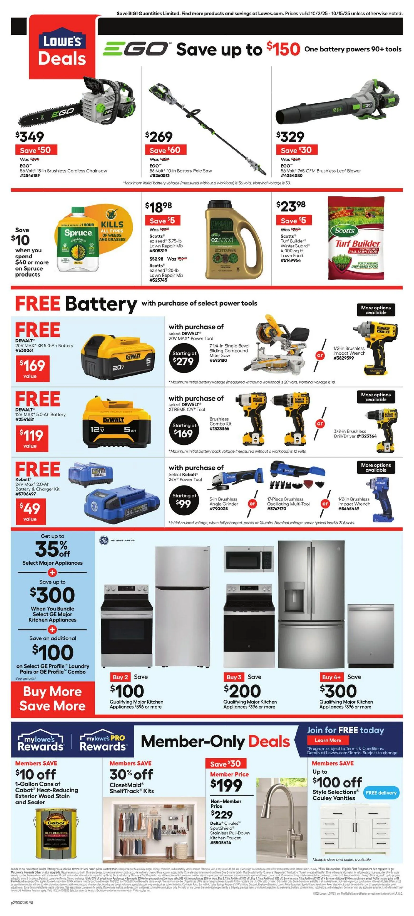 Weekly ad Lowe's from October 2 to October 15 2025 - Page 2