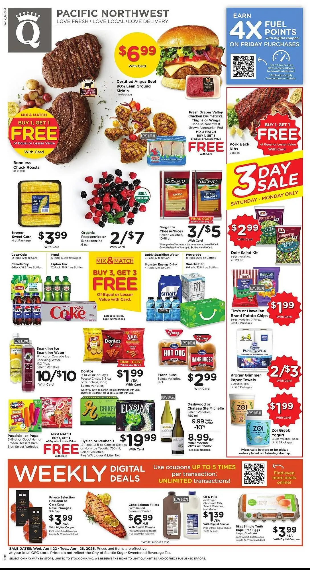 QFC weekly ad - 1
