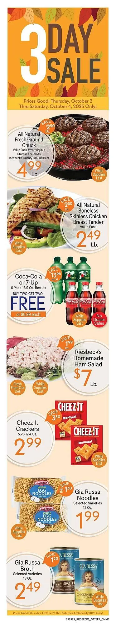 Weekly ad Riesbeck weekly ad from September 29 to October 5 2025 - Page 1