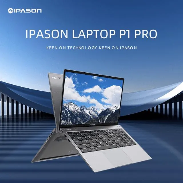 IPASON MaxBook P1 Pro Intel i5, 8GB RAM, 256GB SSD,15.6" Slim Laptop
