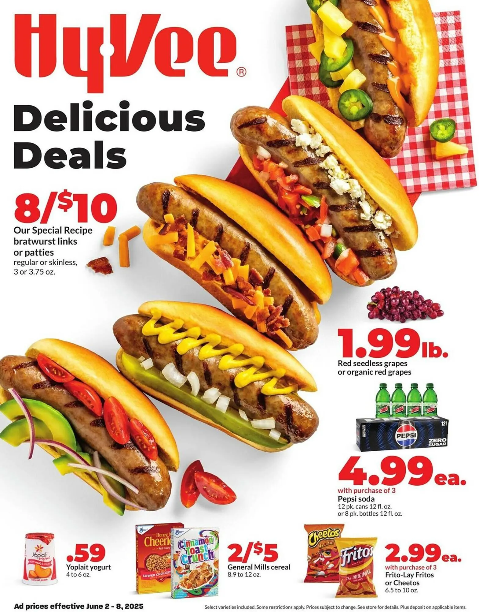 Weekly ad Hy-Vee Weekly Ad from June 2 to June 8 2025 - Page 1