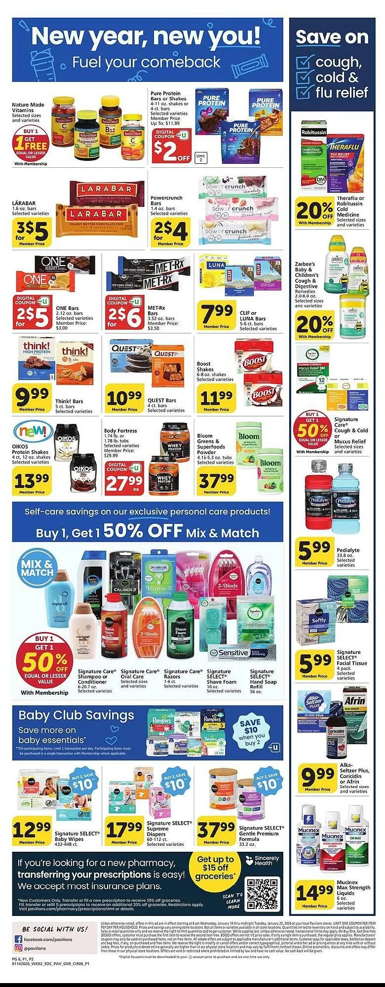 Weekly ad Pavilions weekly ad from January 14 to January 20 2026 - Page 6