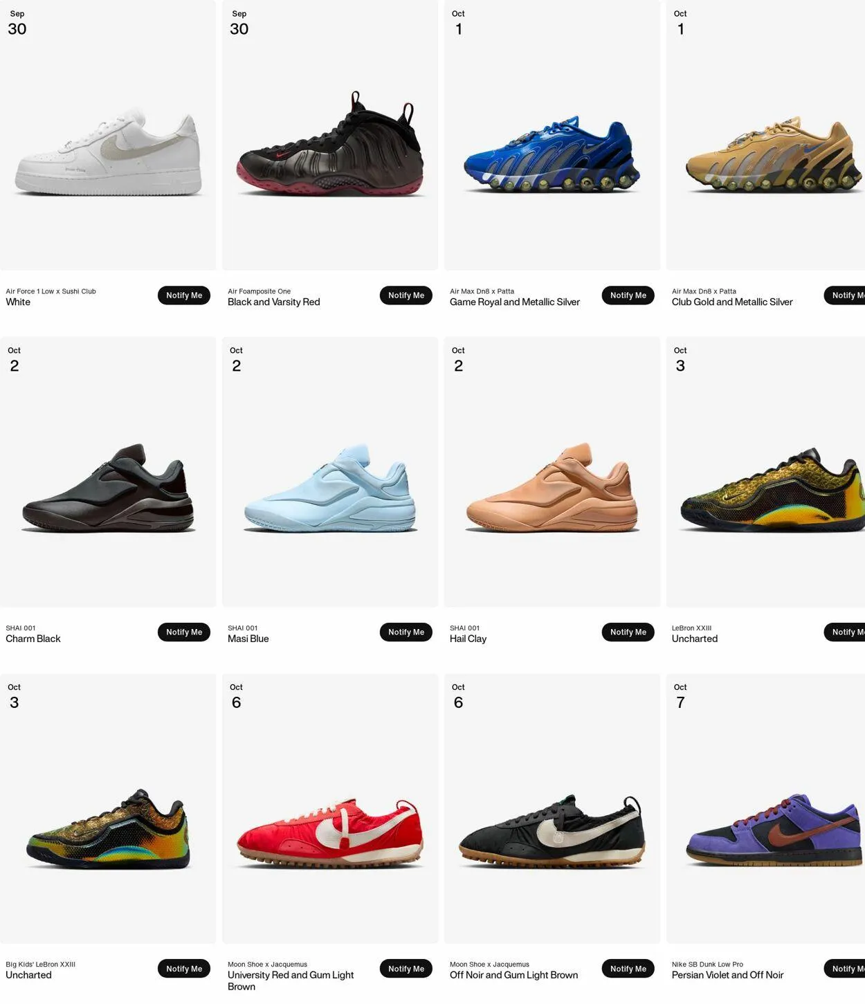 Weekly ad Nike from September 29 to October 8 2025 - Page 1