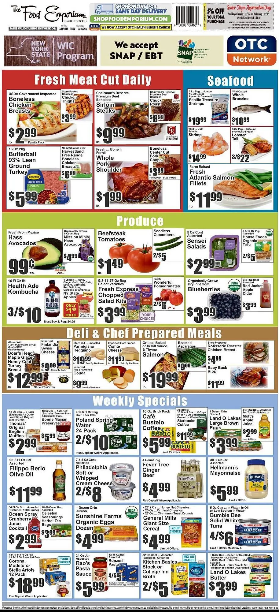 The Food Emporium circular - 1