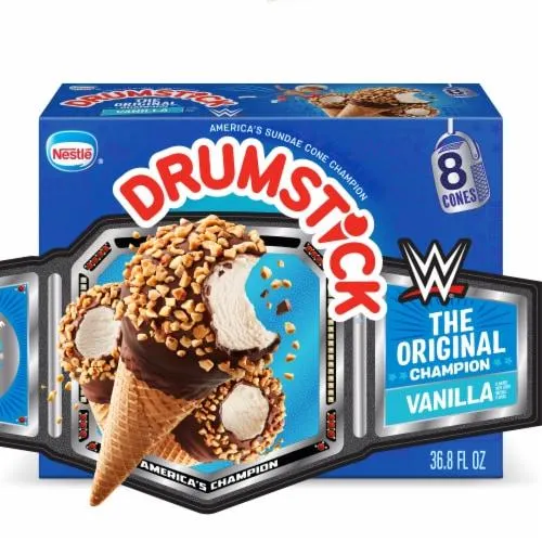 Drumstick The Original Vanilla Frozen Dairy Dessert Cones