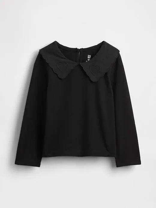 Baby & Toddler Heart Collar Top