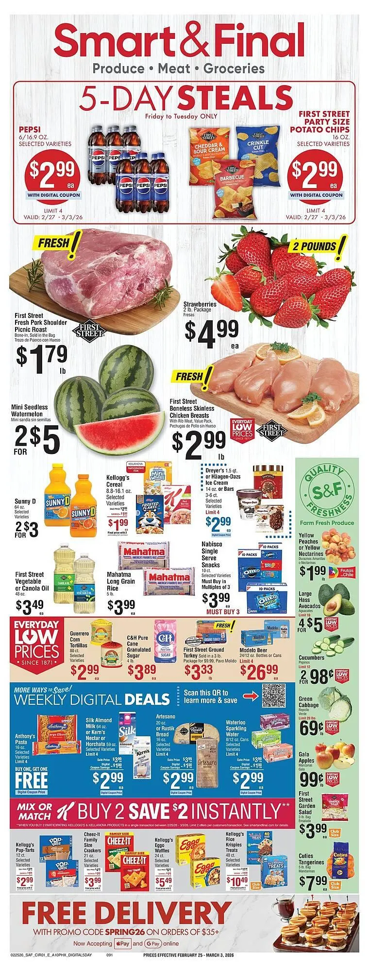 Weekly ad Smart & Final weekly ad from February 27 to March 3 2026 - Page 1