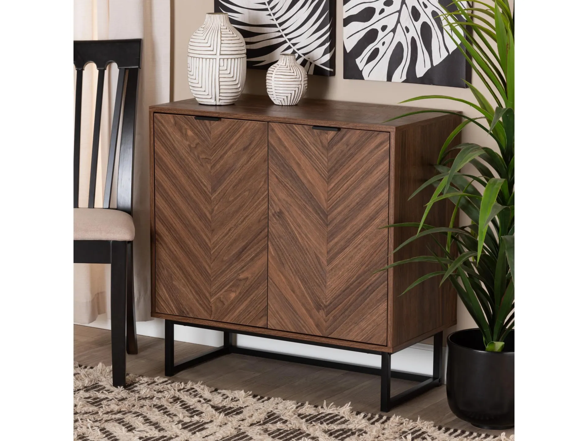 Baxton Studio Sadia Storage Cabinet