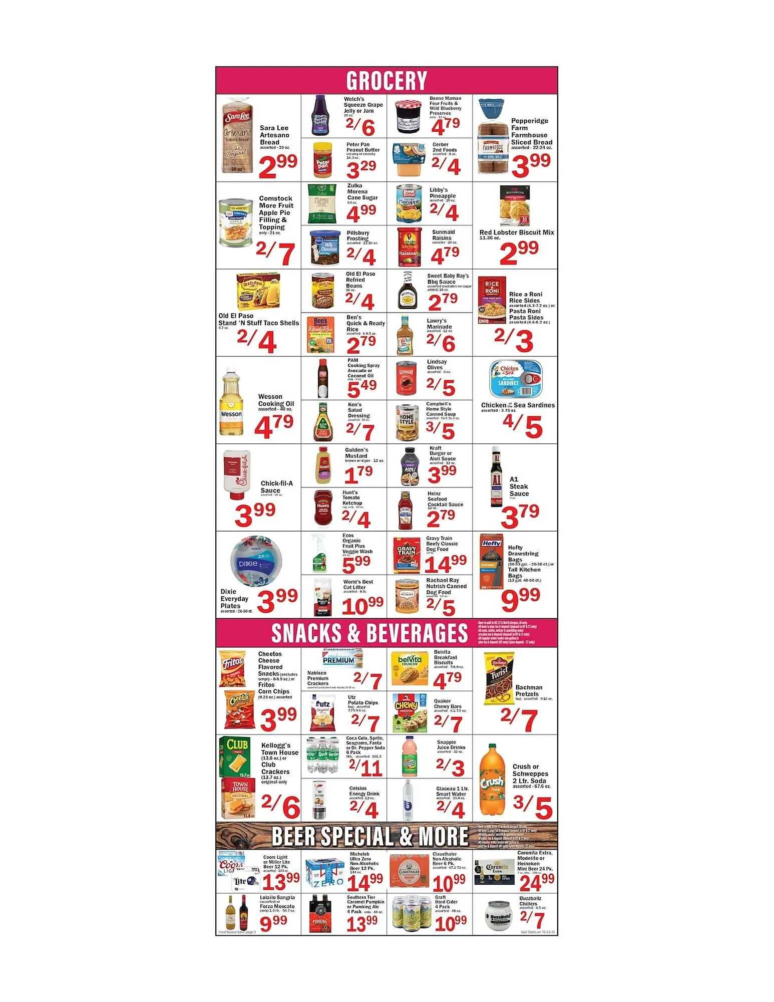 Weekly ad Food Bazaar circular from October 23 to October 29 2025 - Page 2