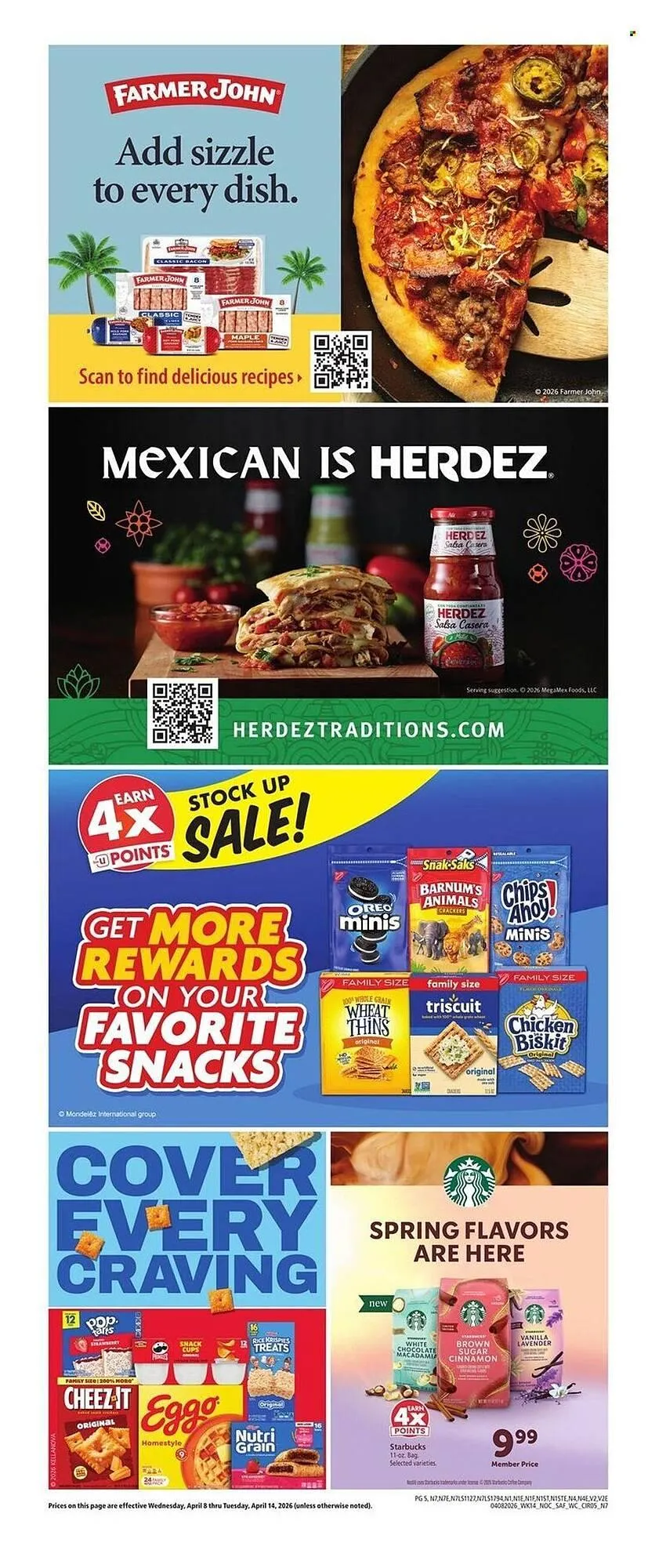 Weekly promotion Safeway weekly ad spanning from April 8 to April 14 2026 - Page 5 for Catalogue 365