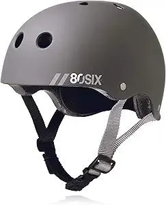 80SIX Triple Certified Multisport Helmet - Ideal for Bike, Scooter, Skateboard, Roller Skate and Inline Skate