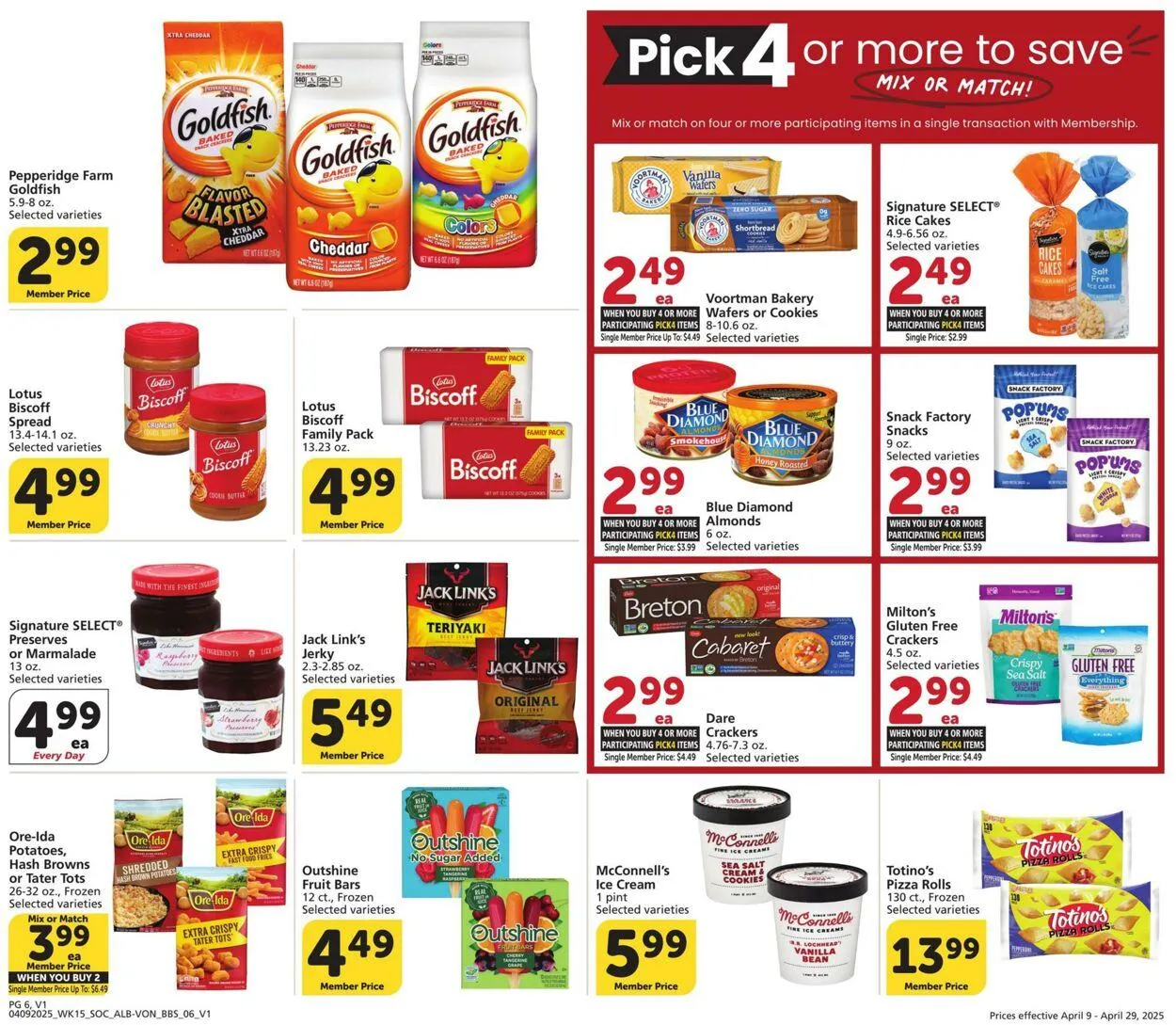 Catálogo de Vons Current weekly ad 9 de abril al 29 de abril 2025 - Página 6