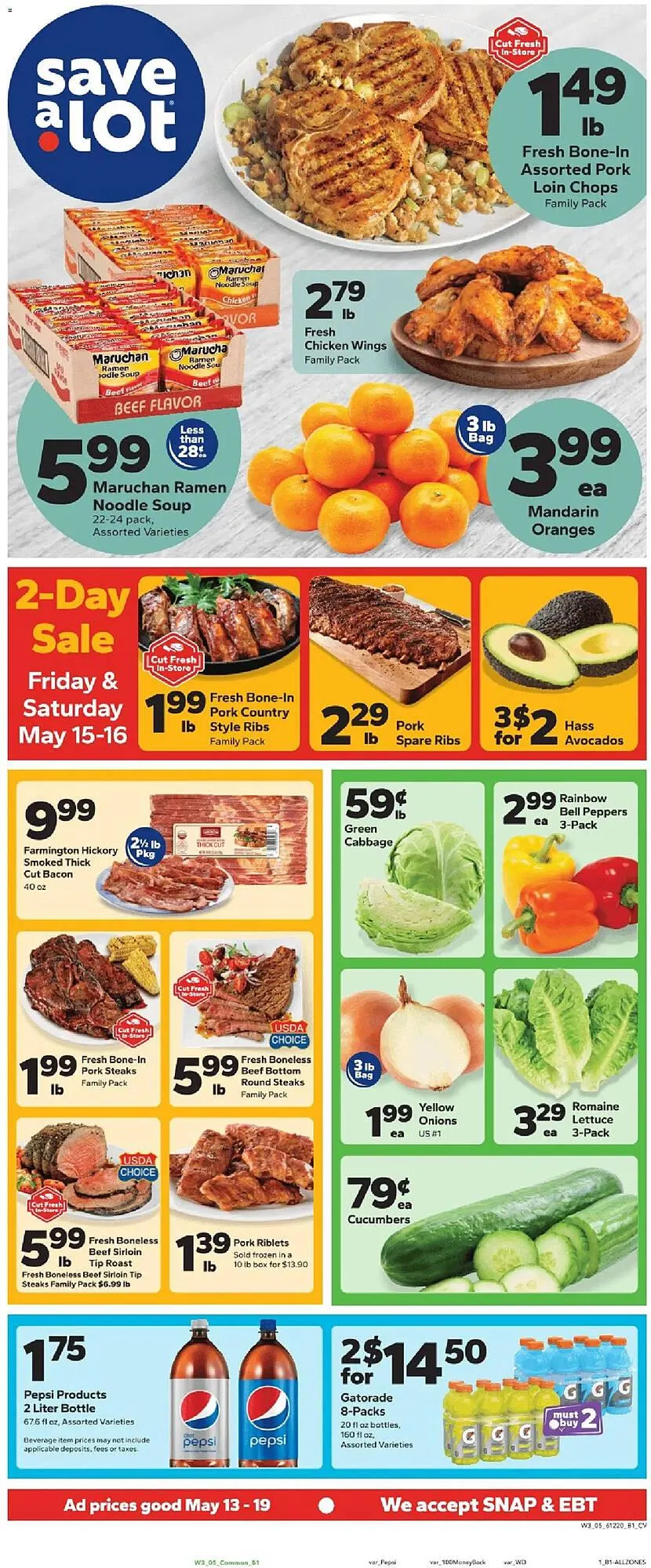 Weekly ad Save a Lot weekly ad from May 13 to May 19 2026 - Page 1